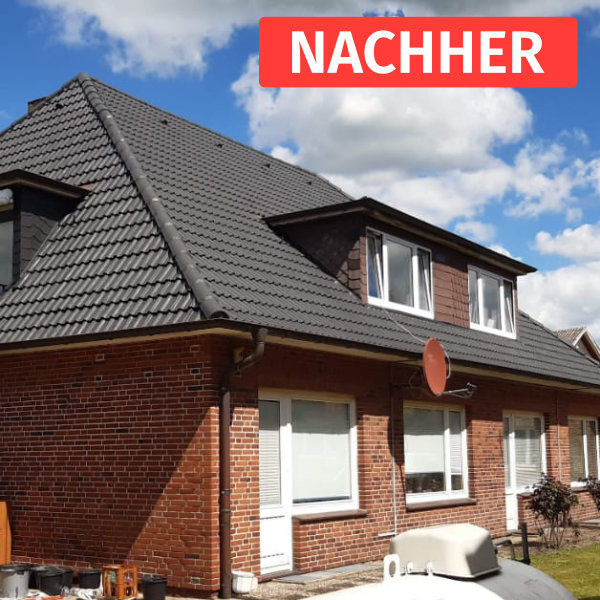 Dach nach der Dachbeschichtung Tübingen