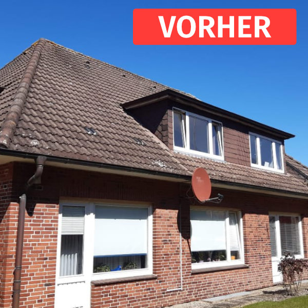 Dach vor der Dachbeschichtung Tübingen